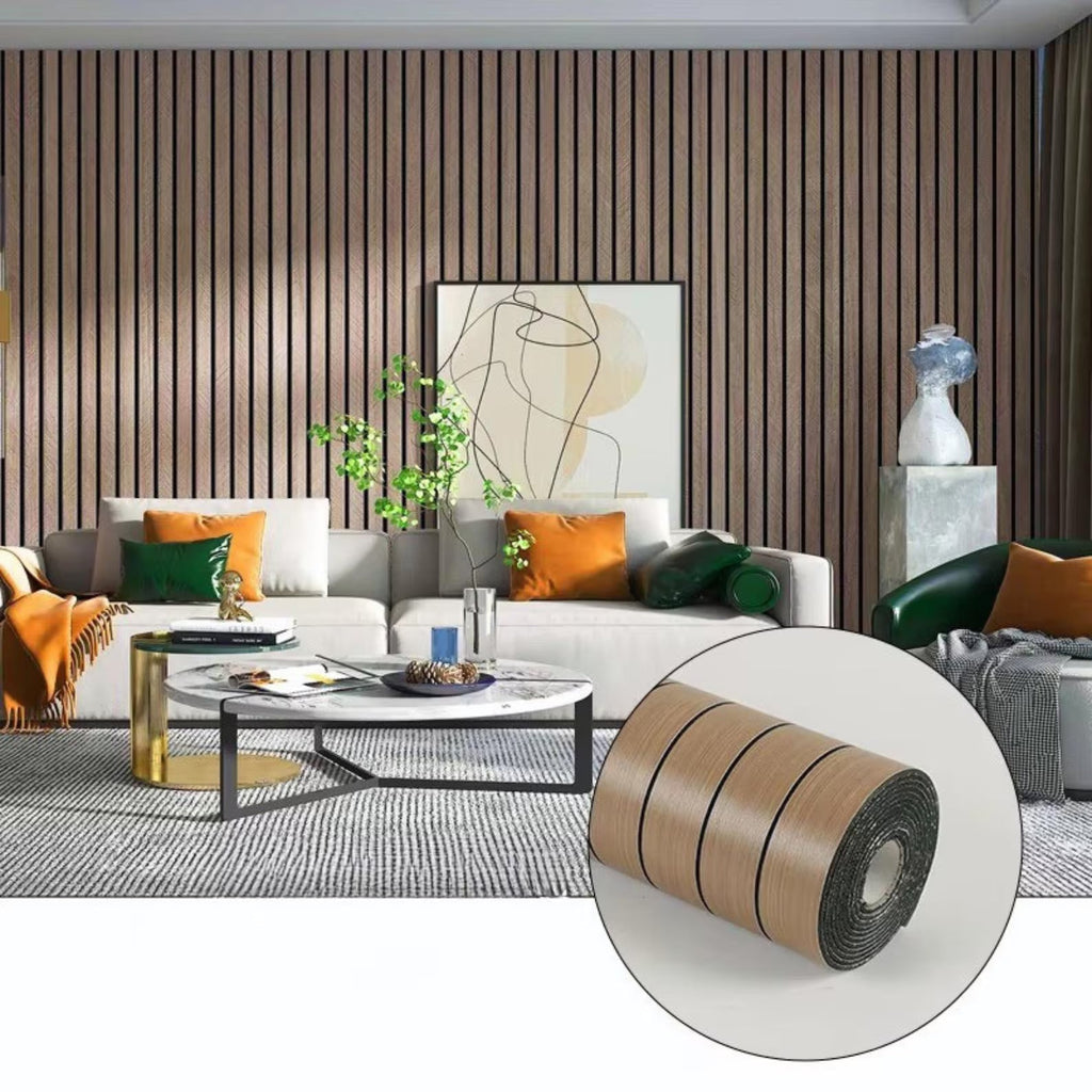 DOMMO™ Wood Slat Wallpaper