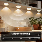 DOMMO™ MotionGlow — 3-Pack Rechargeable Motion Sensor Lights